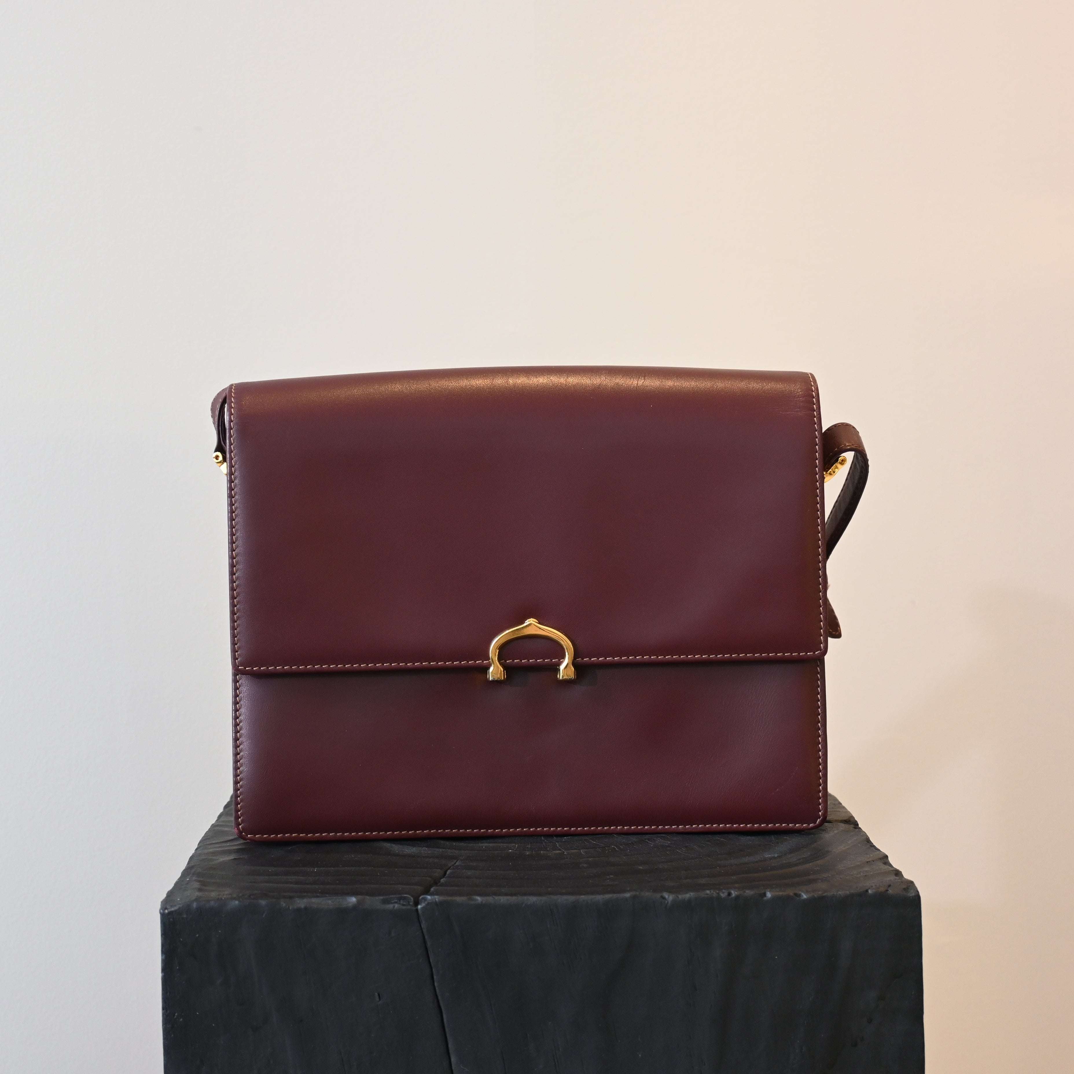 Cartier Bordeaux Envelope Bag - Leluxe Vintage Sdn. Bhd.