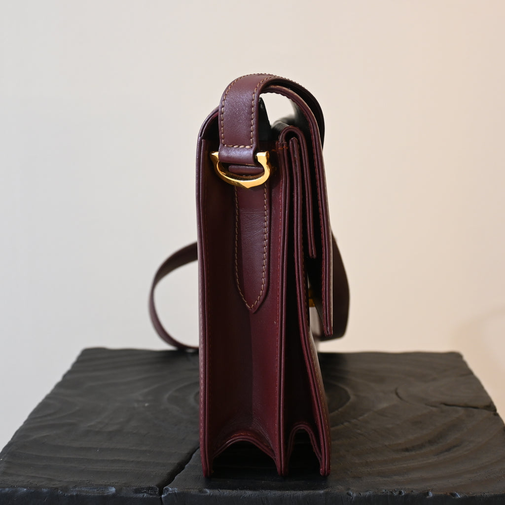 Cartier Bordeaux Envelope Bag - Leluxe Vintage Sdn. Bhd.