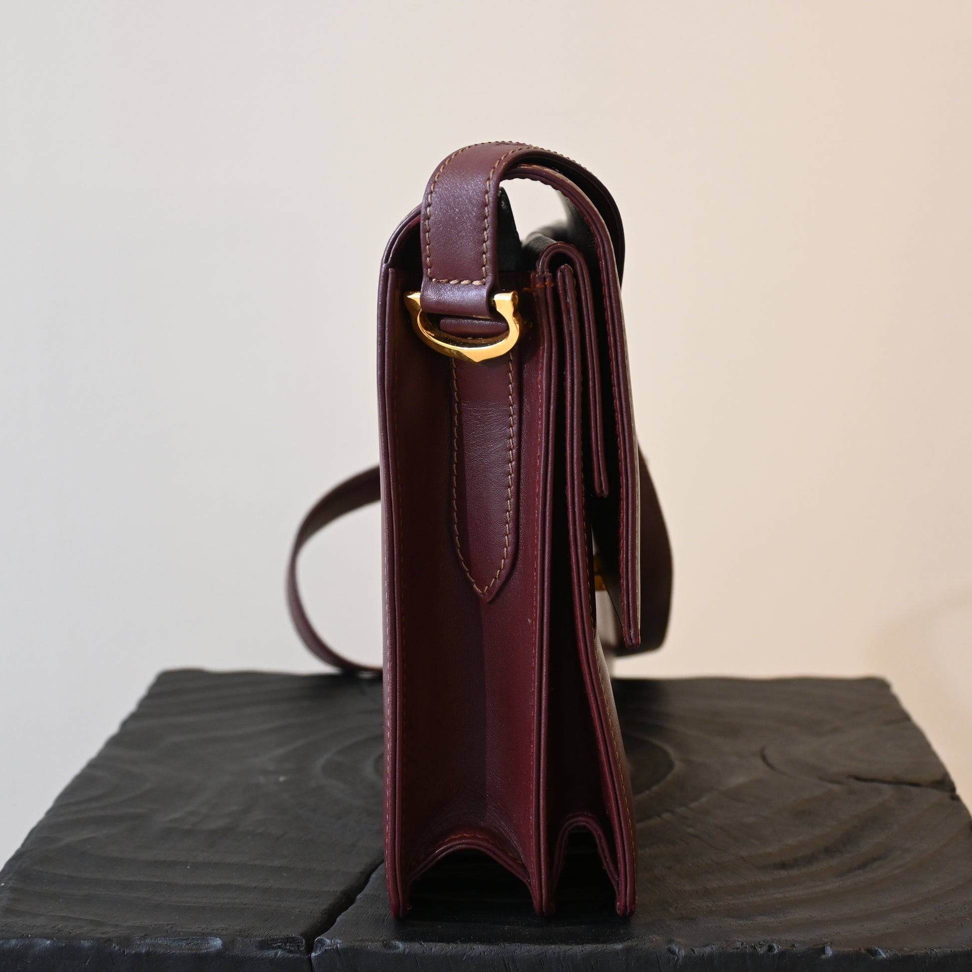 Cartier Bordeaux Envelope Bag - Leluxe Vintage Sdn. Bhd.