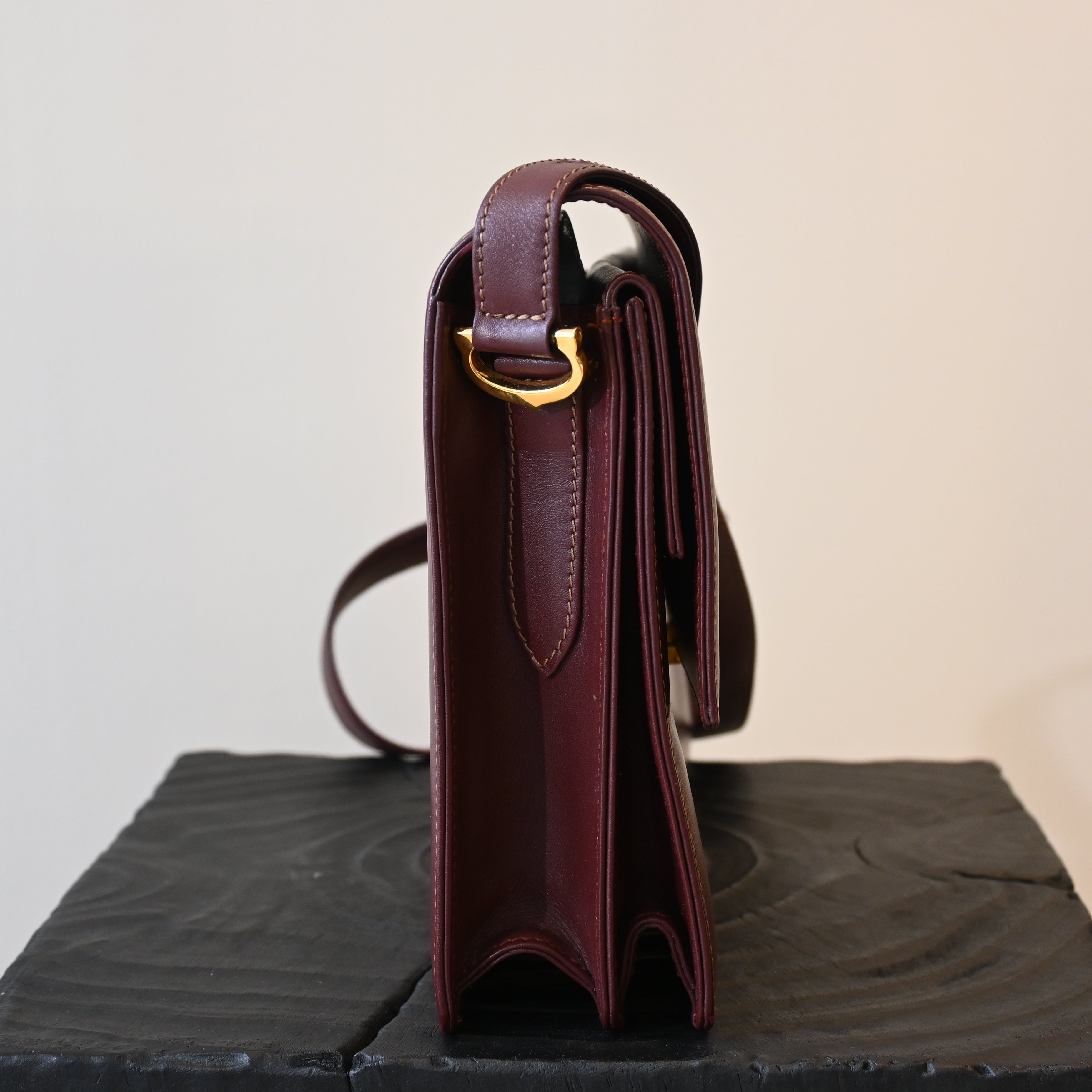 Cartier Bordeaux Envelope Bag - Leluxe Vintage Sdn. Bhd.
