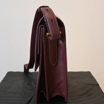 Cartier Bordeaux Envelope Bag - Leluxe Vintage Sdn. Bhd.