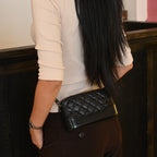 Chanel Small Gabrielle Clutch in Aged Calfskin