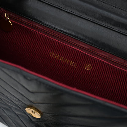 Chanel Chevron Flap Chain Shoulder Bag