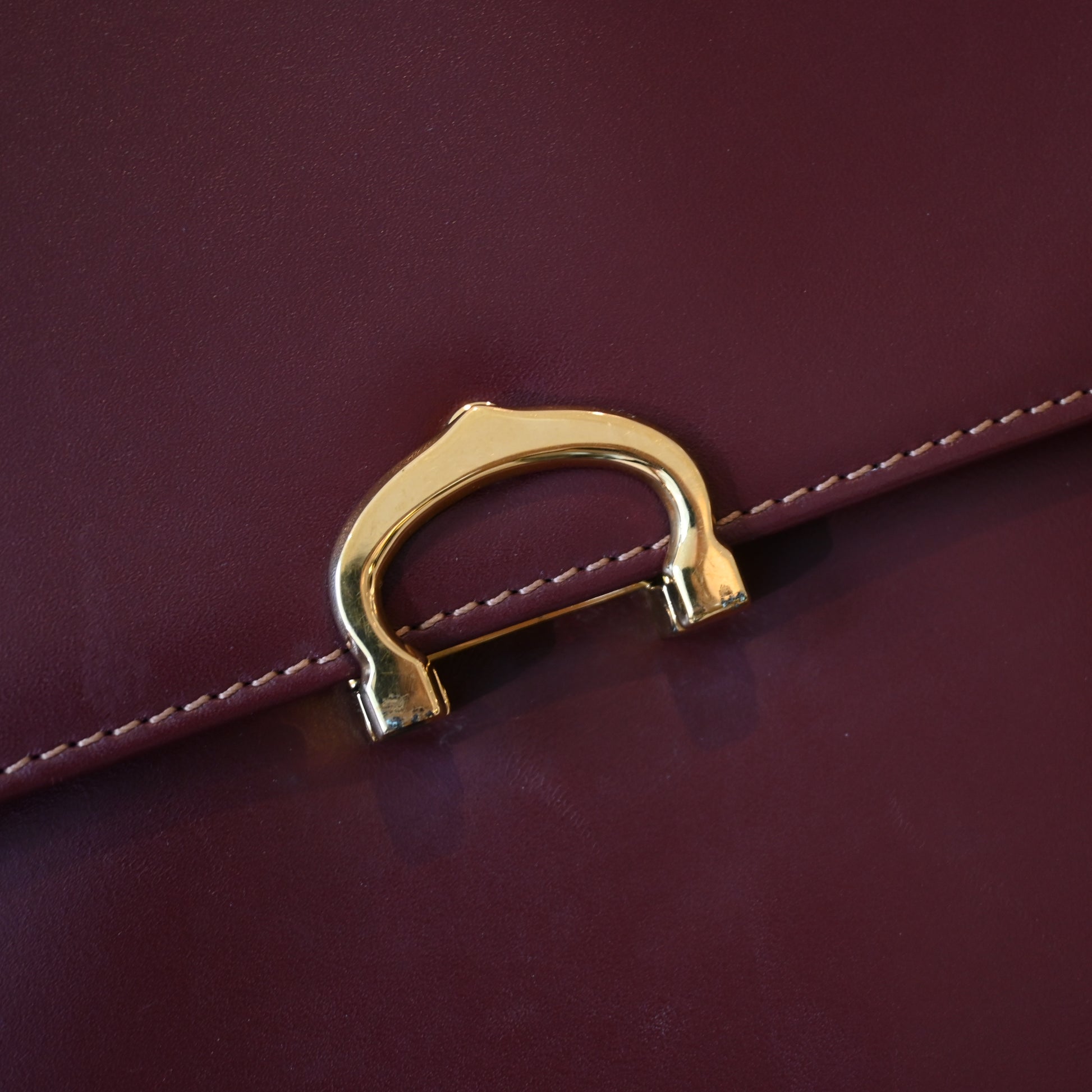 Cartier Bordeaux Envelope Bag - Leluxe Vintage Sdn. Bhd.