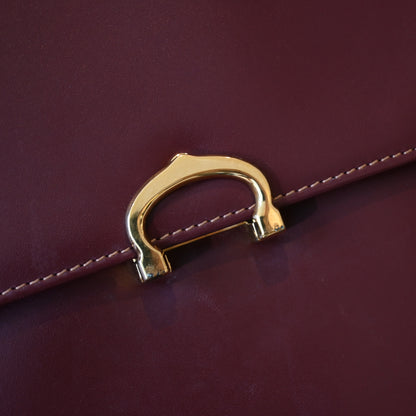 Cartier Bordeaux Envelope Bag - Leluxe Vintage Sdn. Bhd.
