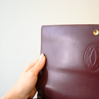 Cartier Bordeaux Envelope Bag - Leluxe Vintage Sdn. Bhd.