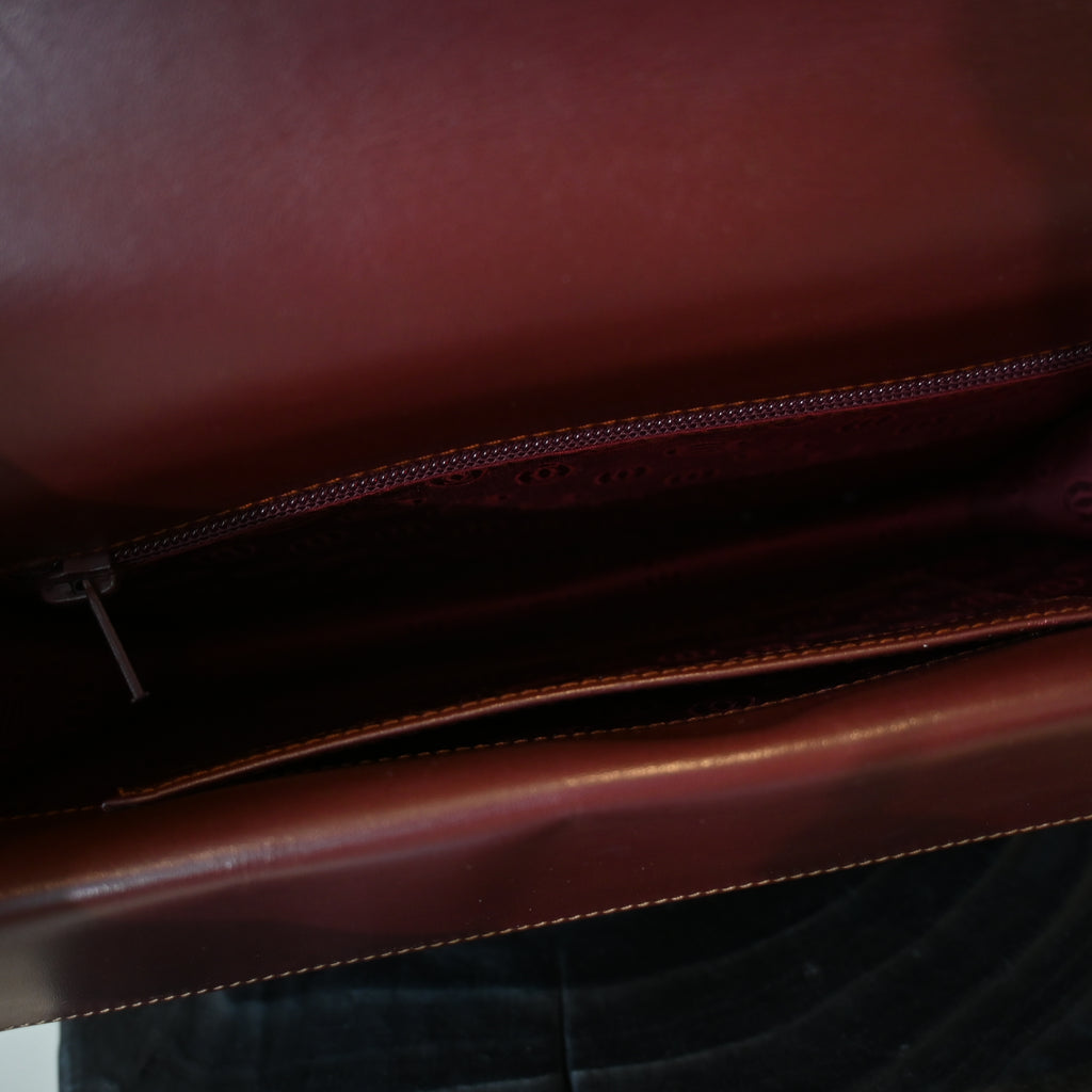 Cartier Bordeaux Envelope Bag - Leluxe Vintage Sdn. Bhd.