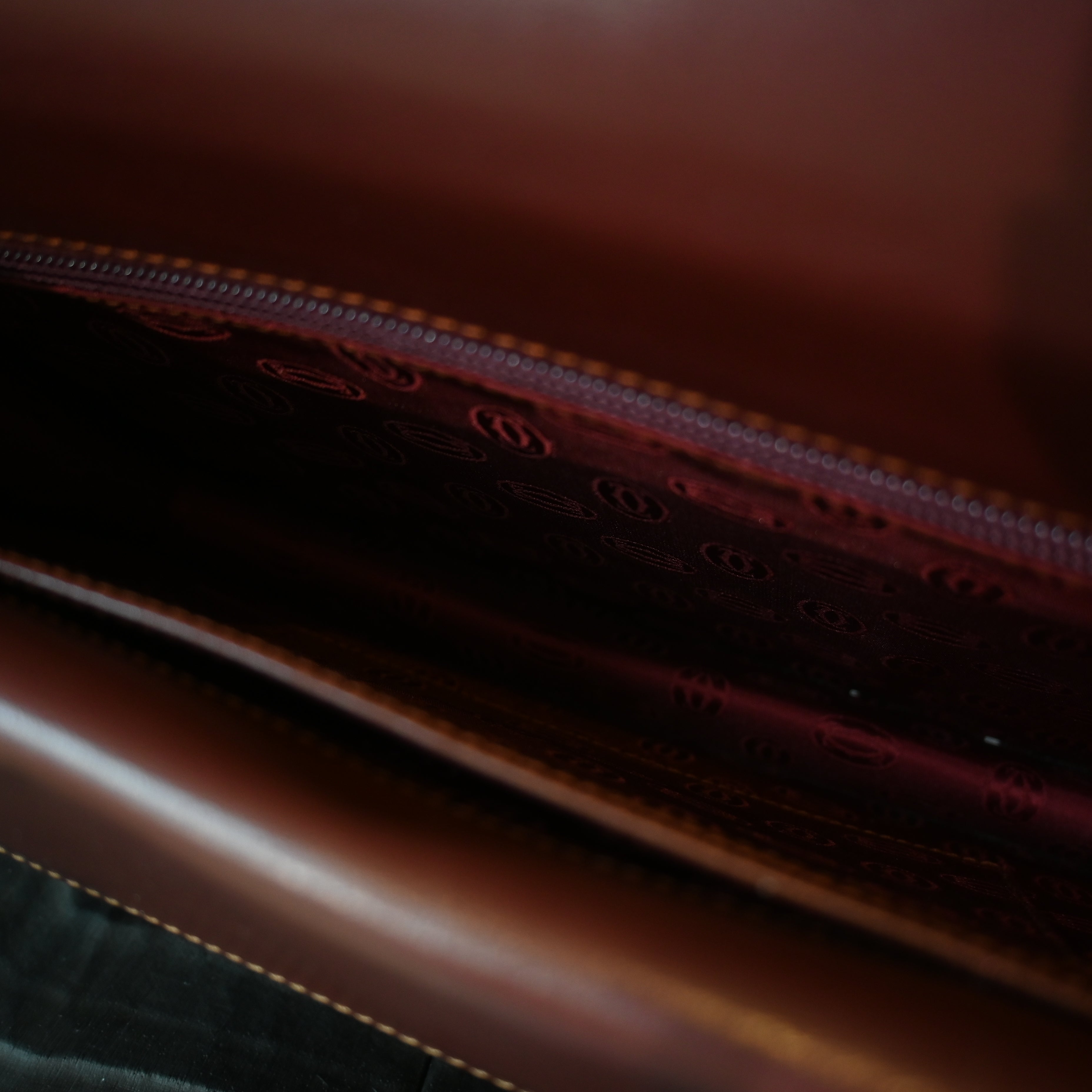Cartier Bordeaux Envelope Bag - Leluxe Vintage Sdn. Bhd.