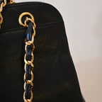 Chanel Logo Caviar Skin Mini Chain Tote - Leluxe Vintage Sdn. Bhd.