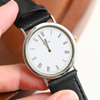 Omega De Ville White Roman Dial Watch Ref.195.0075 Cal.1378