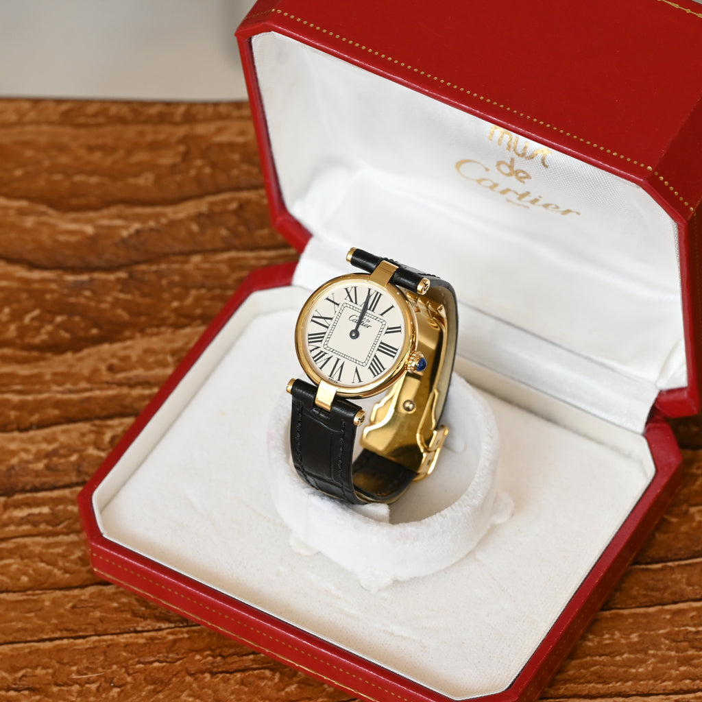 Cartier Must Vendôme SM Opalin Dial Watch Ref.590004