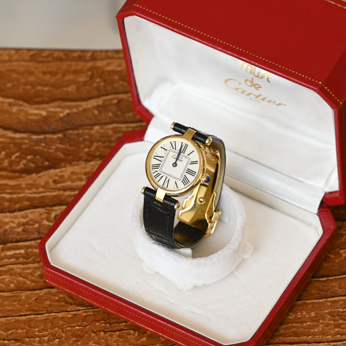 Cartier Must Vendôme SM Opalin Dial Watch Ref.590004
