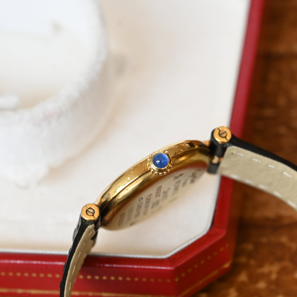 Cartier Must Vendôme SM Opalin Dial Watch Ref.590004