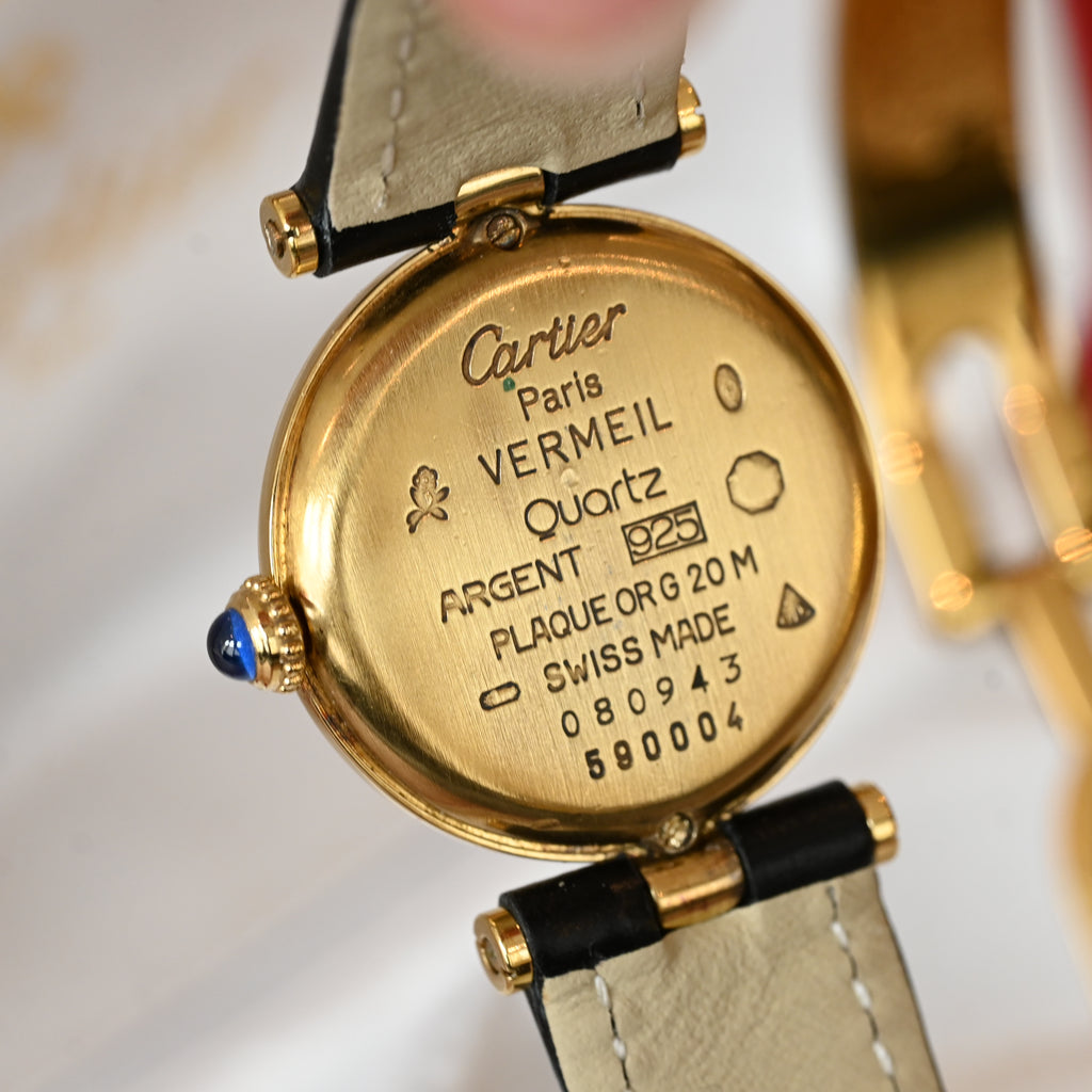 Cartier Must Vendôme SM Opalin Dial Watch Ref.590004