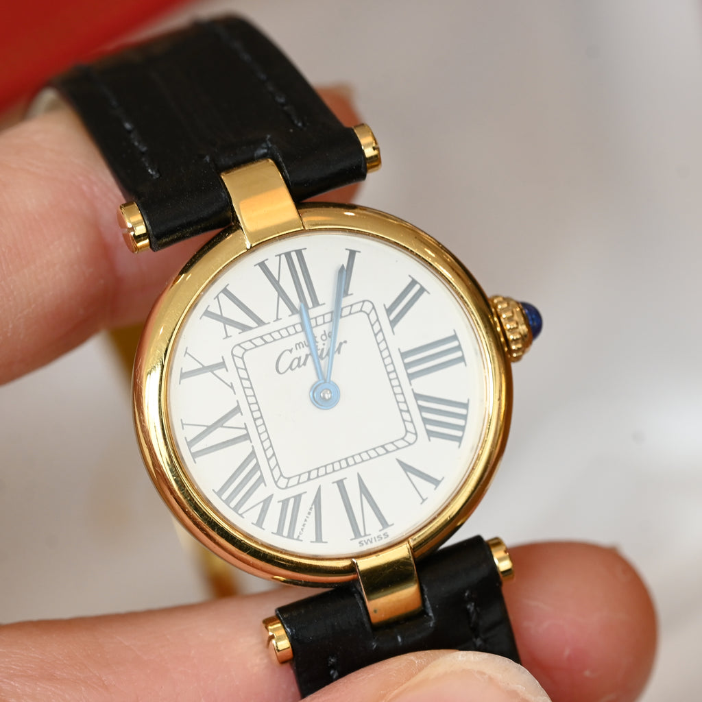 Cartier Must Vendôme SM Opalin Dial Watch Ref.590004
