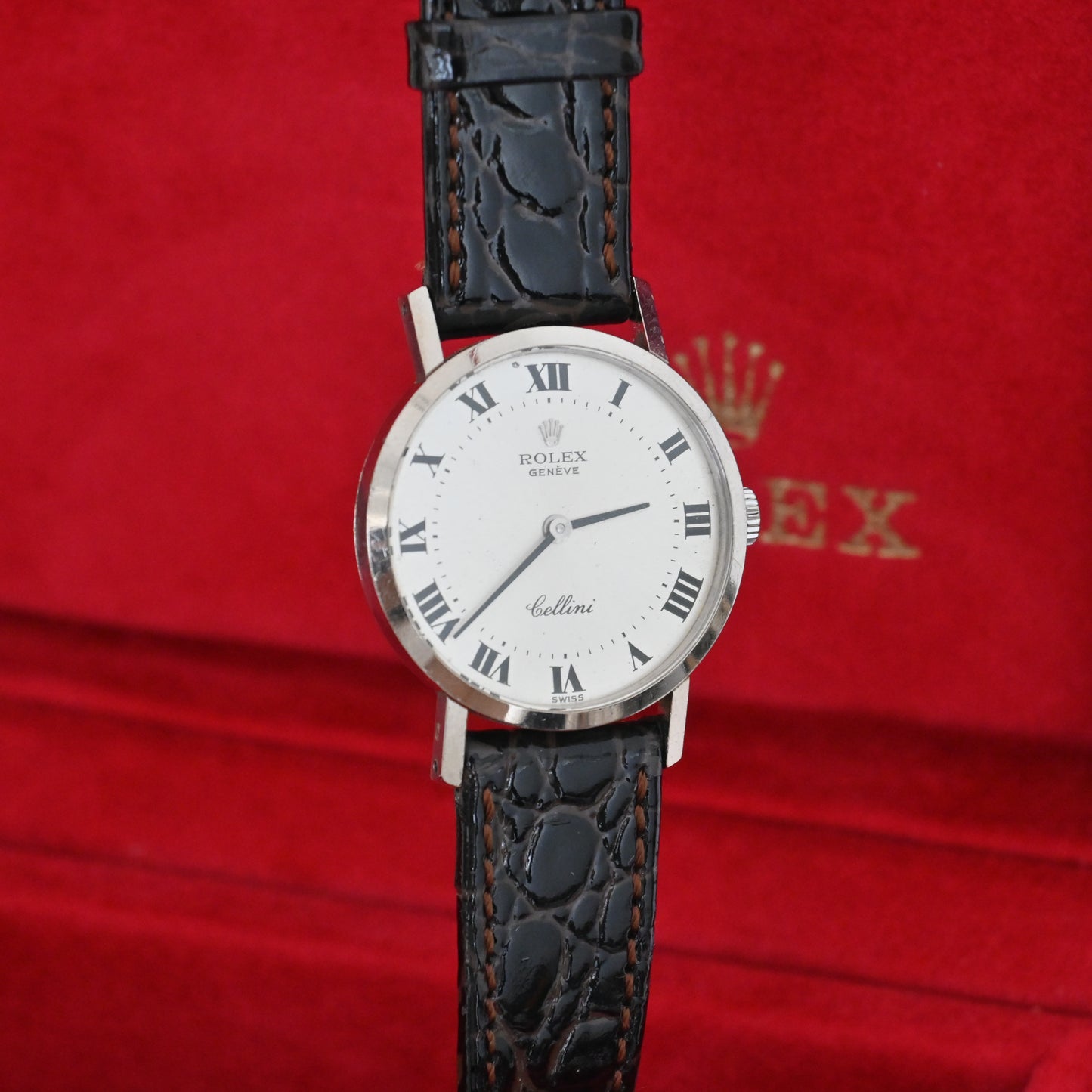 Rolex Cellini ref 4109/9 18KWG Watch