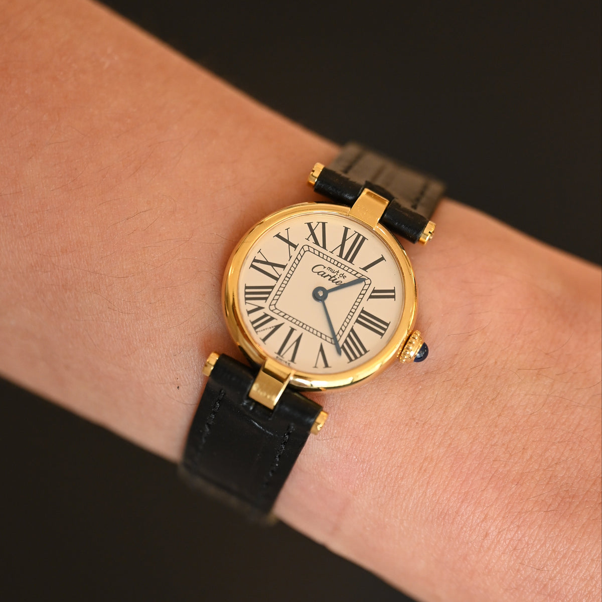 Cartier Must Vendôme SM Opalin Dial Watch Ref.590004