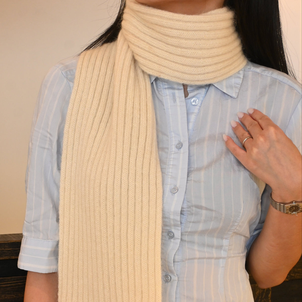 Louis Vuitton LV Script Scarf Mohair x Wool x Nylon