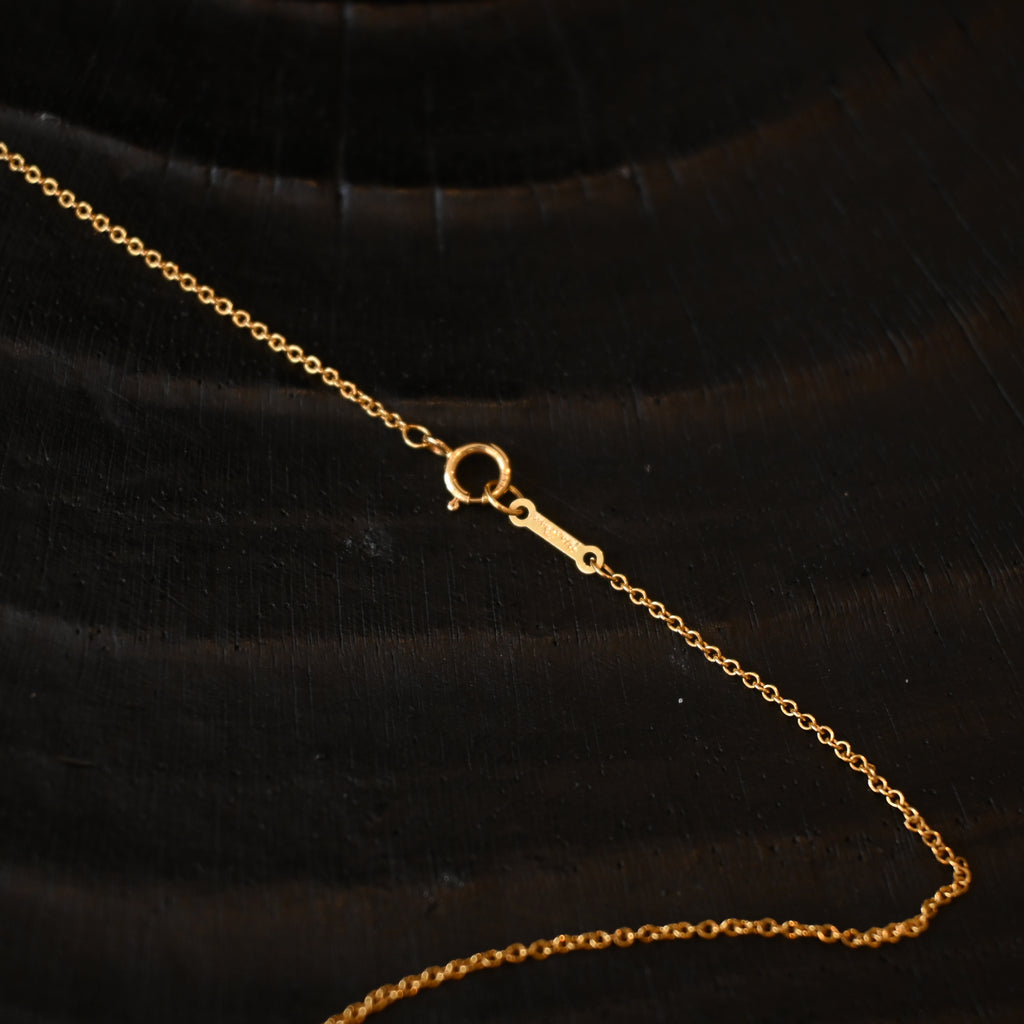 Tiffany & Co. Paloma Picasso Loving Heart Necklace 18K YG