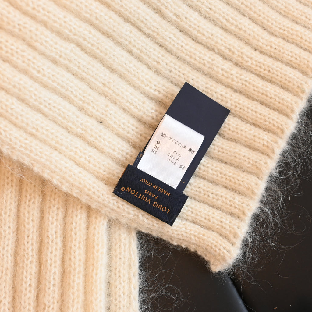 Louis Vuitton LV Script Scarf Mohair x Wool x Nylon
