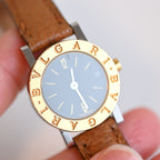 Bvlgari BB23 SGLD Ladies Watch 18K YG x Stainless Steel