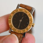 Bvlgari BB23 SGLD Ladies Watch 18K YG x Stainless Steel