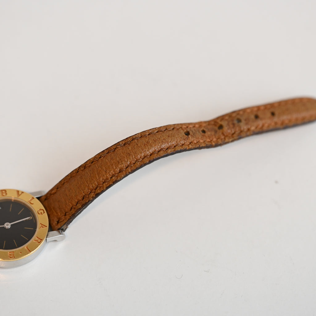 Bvlgari BB23 SGLD Ladies Watch 18K YG x Stainless Steel