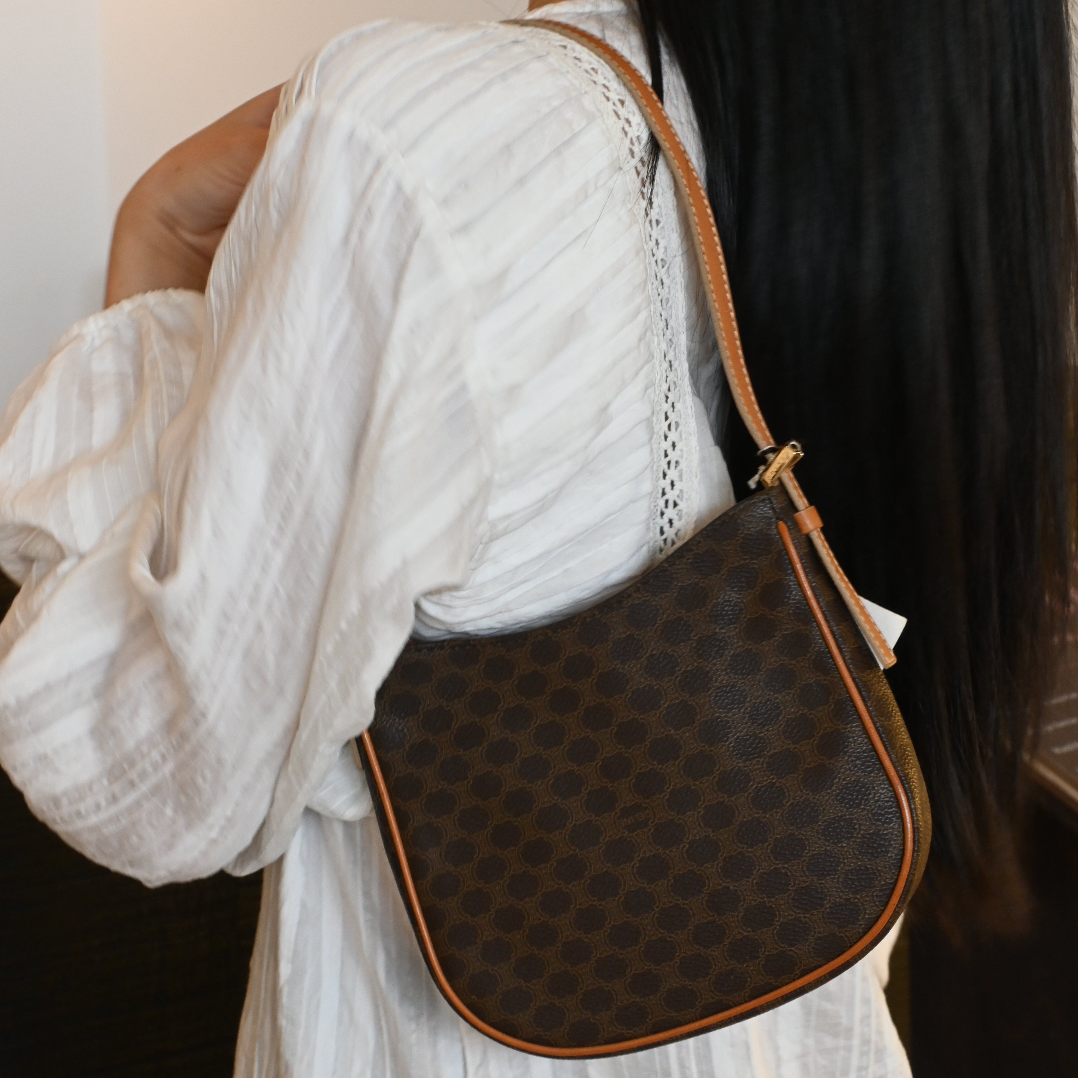 Celine Triomphe Macadam Mini Tote