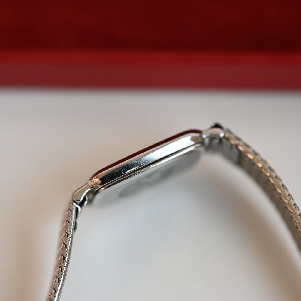 Omega De Ville Tonneau Mesh Bracelet Watch Ref.595.0099 Cal.1458