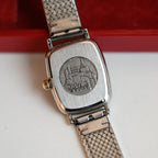 Omega De Ville Tonneau Mesh Bracelet Watch Ref.595.0099 Cal.1458