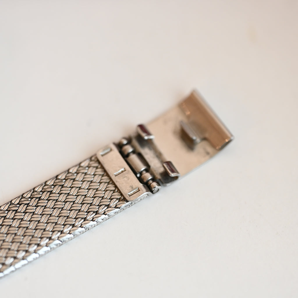 Omega De Ville Tonneau Mesh Bracelet Watch Ref.595.0099 Cal.1458