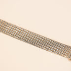 Omega De Ville Tonneau Mesh Bracelet Watch Ref.595.0099 Cal.1458
