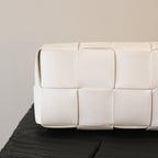 Bottega Veneta White Small Brick Bag - Leluxe Vintage Sdn. Bhd.