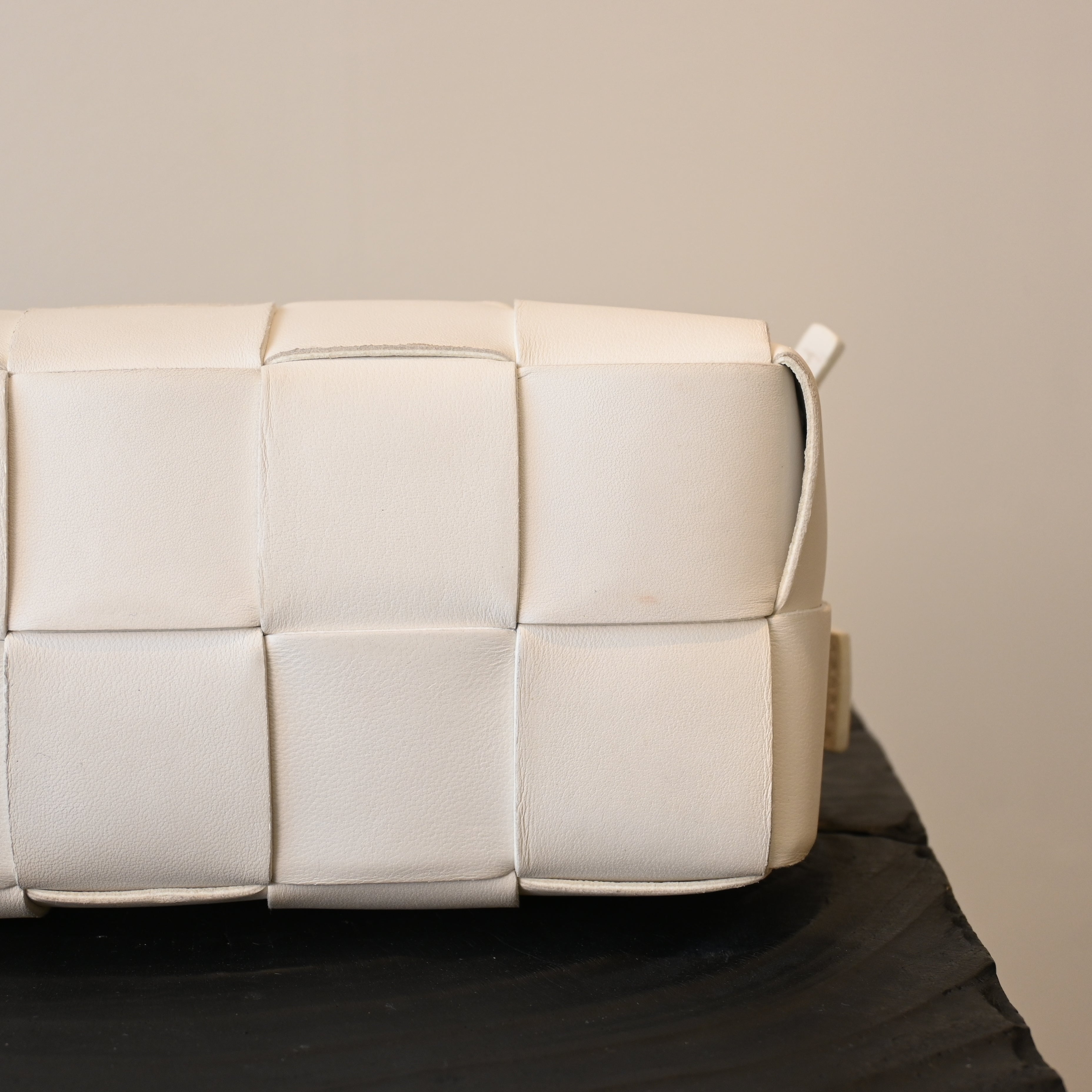 Bottega Veneta White Small Brick Bag - Leluxe Vintage Sdn. Bhd.
