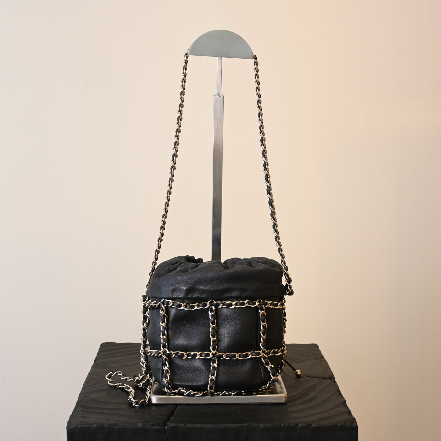 Chanel Drawstring Chain Bucket Bag - Leluxe Vintage Sdn. Bhd.