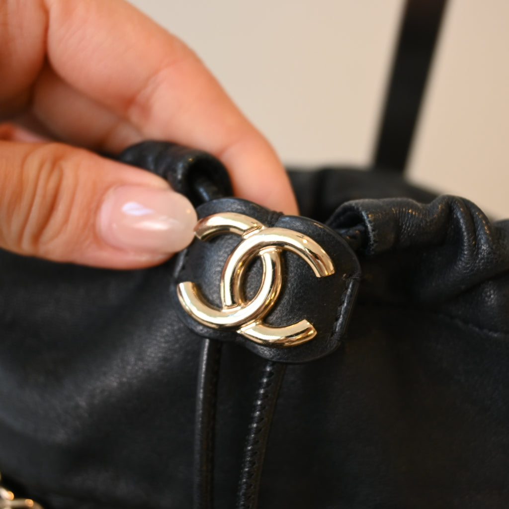 Chanel Drawstring Chain Bucket Bag - Leluxe Vintage Sdn. Bhd.