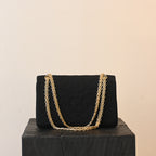 Chanel Matelasse Cotton Double Flap Double Chain