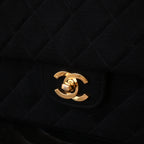 Chanel Matelasse Cotton Double Flap Double Chain