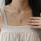 Christian Dior CD Lock Pendant Necklace