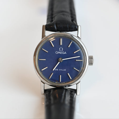 Omega De Ville Blue Dial Ref. 111.0140 - Leluxe Vintage Sdn. Bhd.