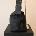 Prada Tessuto Nylon Big Hobo Bag with Braided Strap