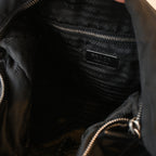 Prada Tessuto Nylon Big Hobo Bag with Braided Strap