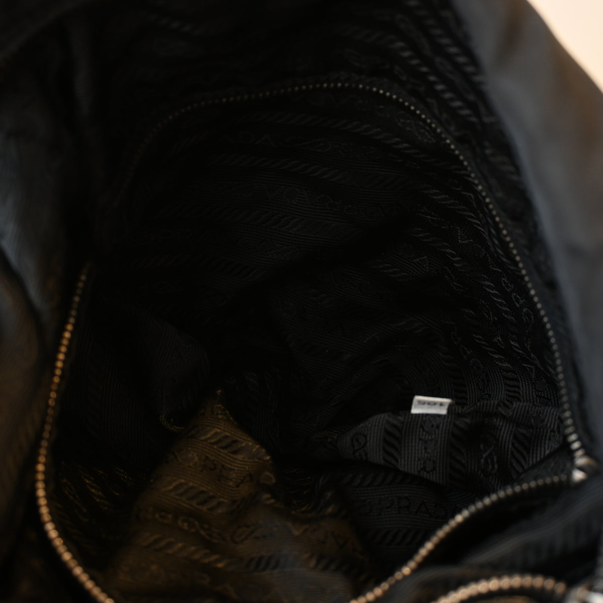Prada Tessuto Nylon Big Hobo Bag with Braided Strap