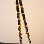 Chanel Black Caviar Vertical Mademoiselle Bag with 24K Gold Plated Hardware