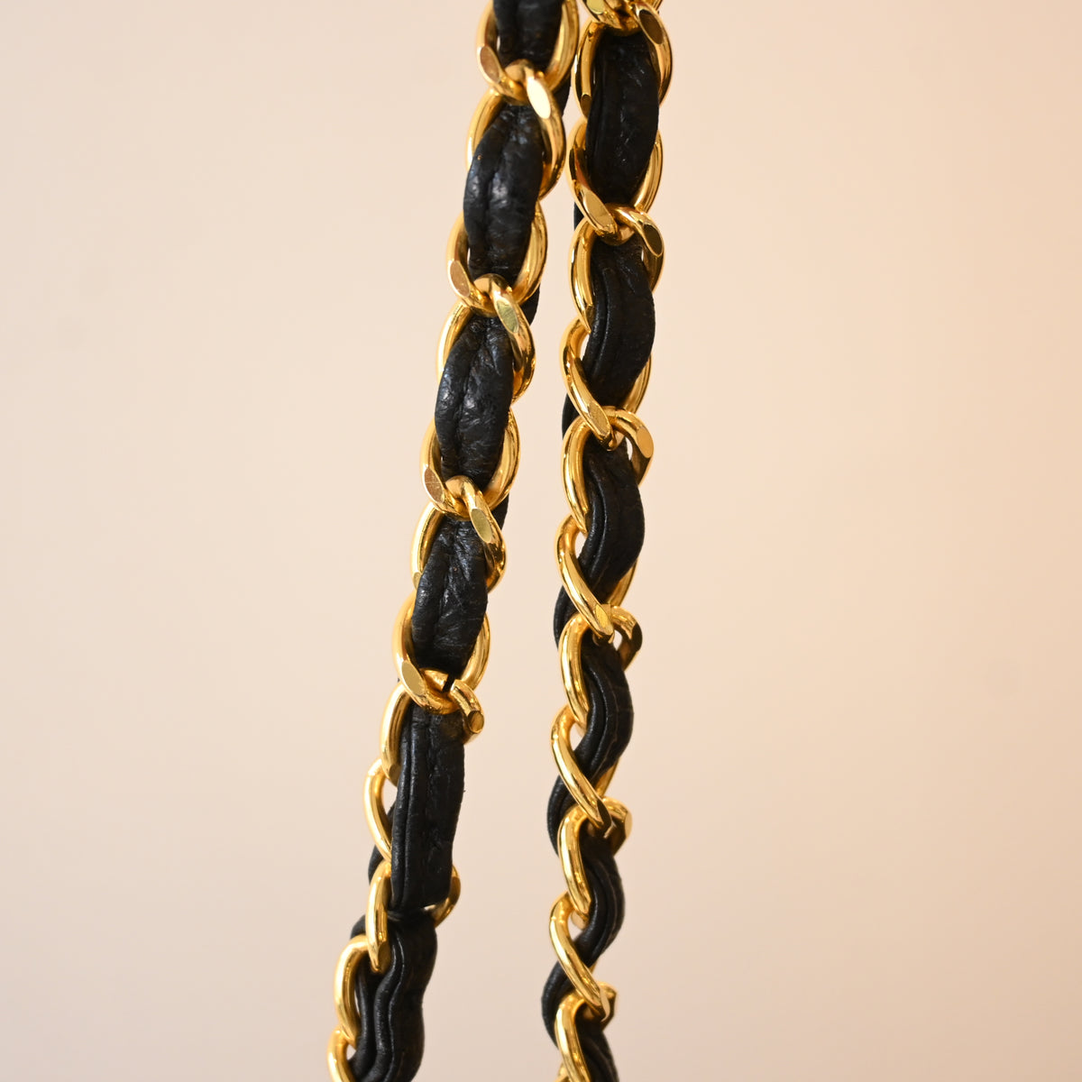 Chanel Black Caviar Vertical Mademoiselle Bag with 24K Gold Plated Hardware