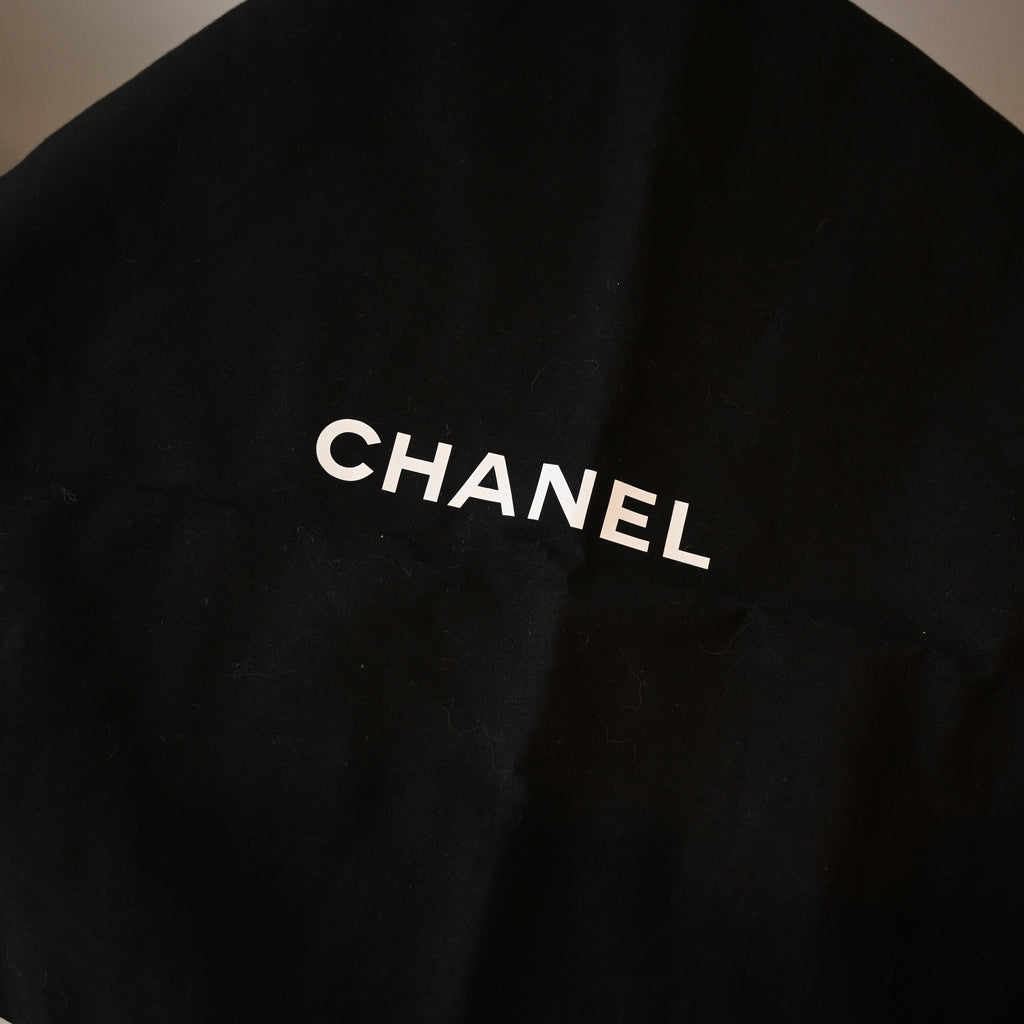 Chanel Black Caviar Vertical Mademoiselle Bag with 24K Gold Plated Hardware