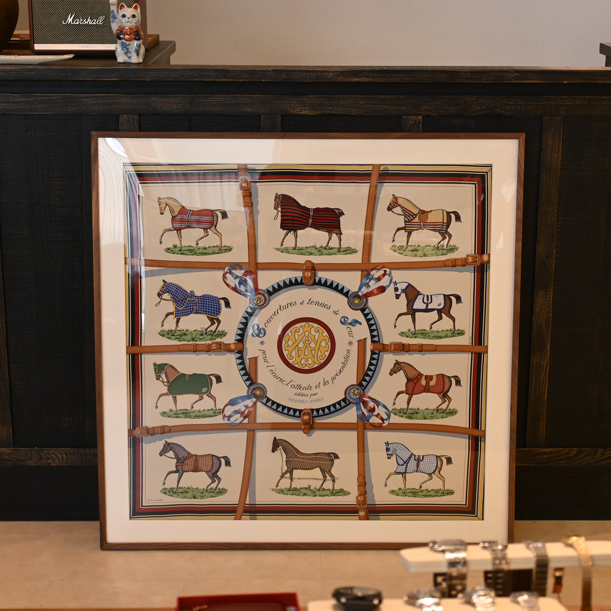 Hermès Carré 90 Couvertures et tenues de Jour Horse