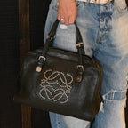 Loewe Anagram Studded Boston Bag