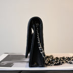 Chanel Camellia Embossed WOC Lambskin - Leluxe Vintage Sdn. Bhd.