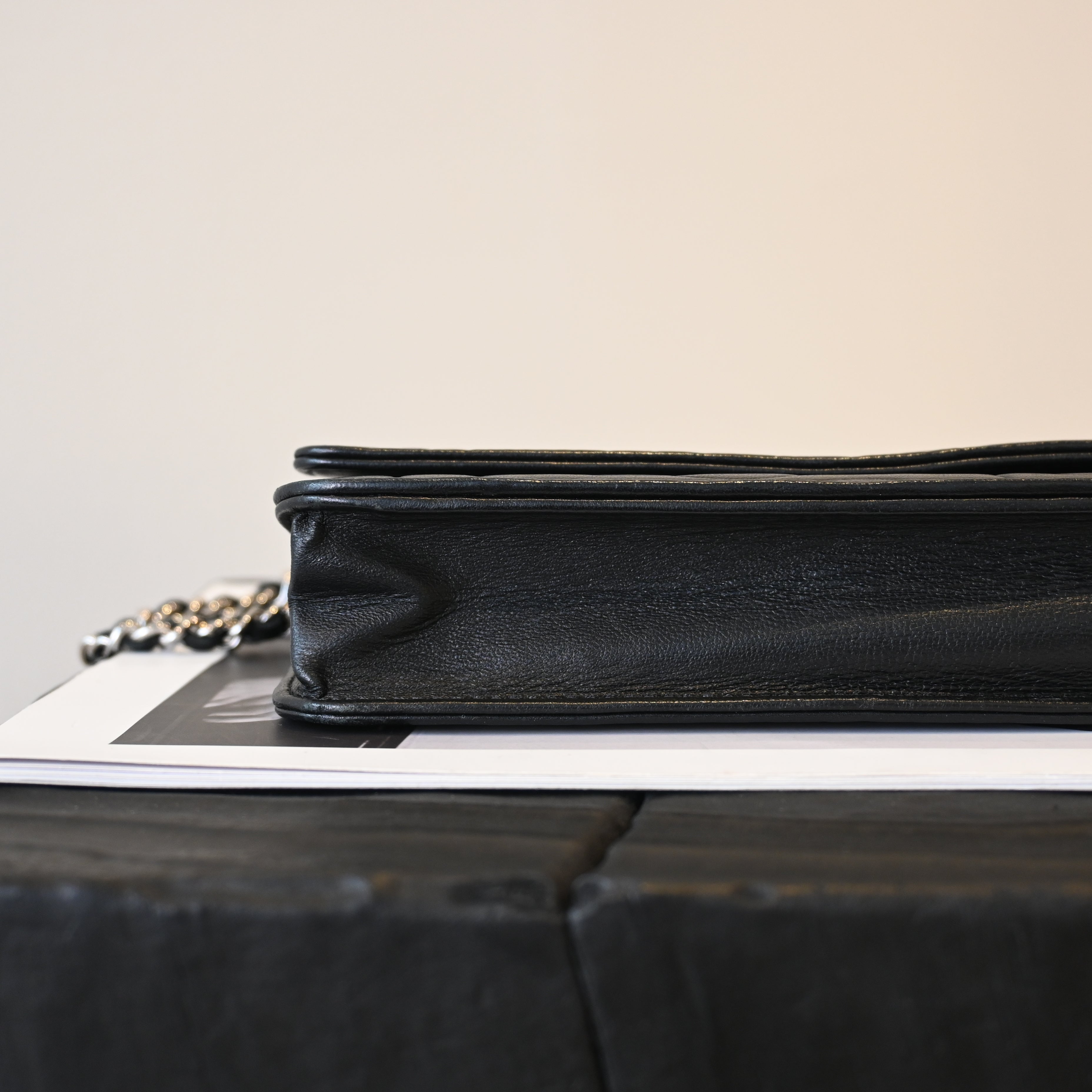 Chanel Camellia Embossed WOC Lambskin - Leluxe Vintage Sdn. Bhd.